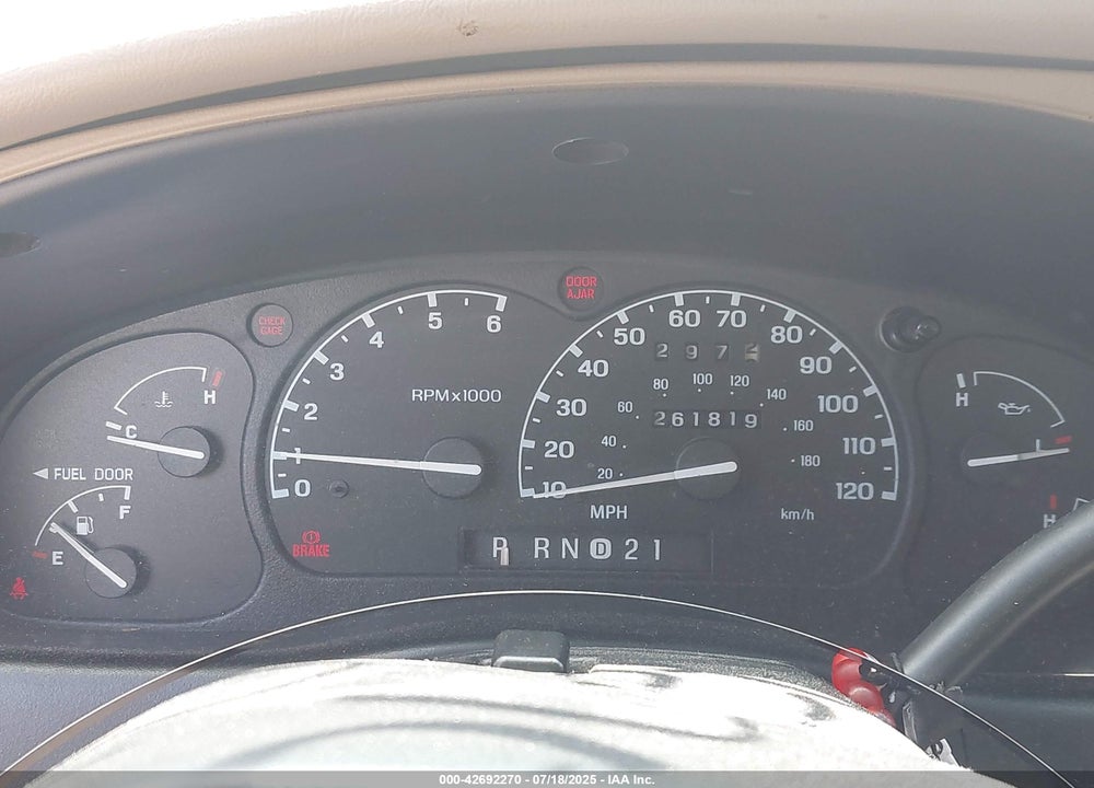 2001 MERCURY MOUNTAINEER VIN: 4M2ZU86P61UJ00123