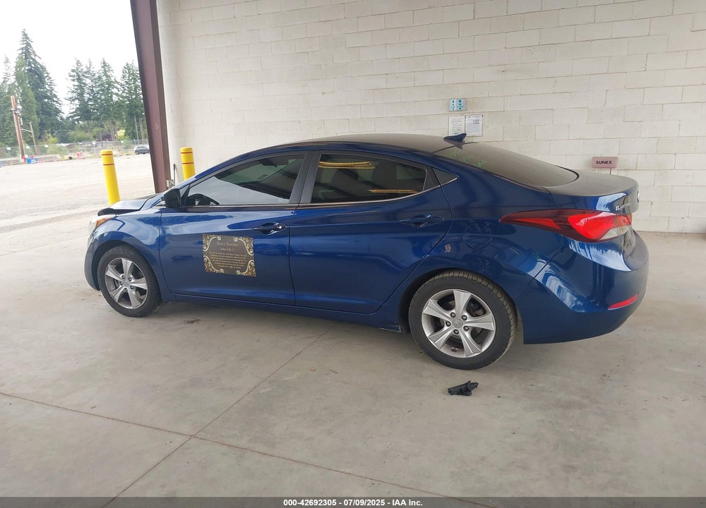 2016 HYUNDAI ELANTRA VALUE EDITION VIN: 5NPDH4AE6GH736529
