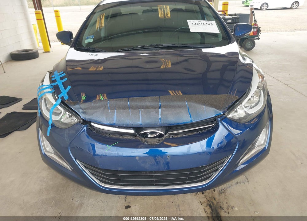 2016 HYUNDAI ELANTRA VALUE EDITION VIN: 5NPDH4AE6GH736529