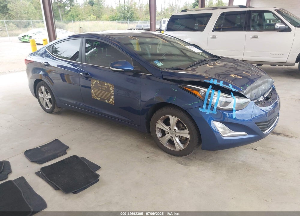 2016 HYUNDAI ELANTRA VALUE EDITION VIN: 5NPDH4AE6GH736529