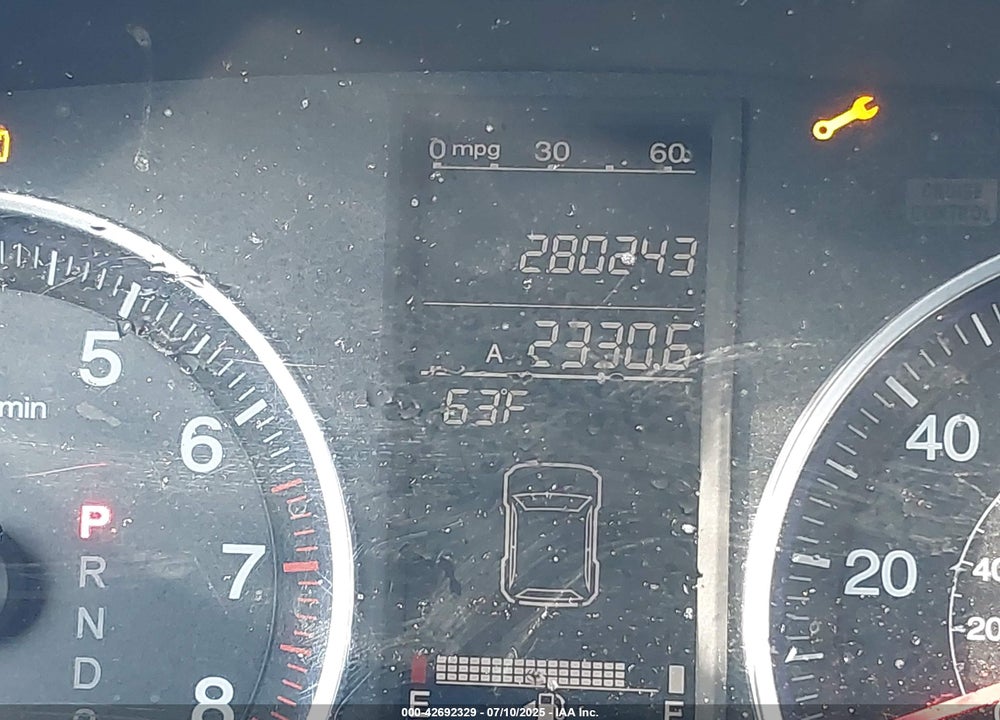 2007 HONDA CR-V VIN: JHLRE38707C081315