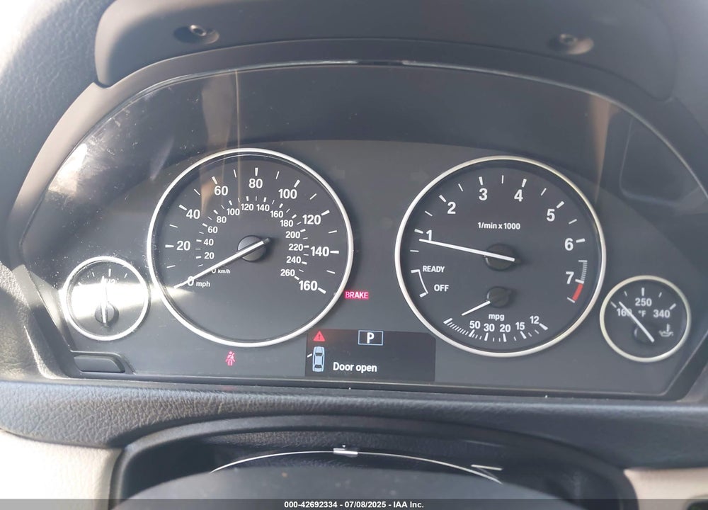 2013 BMW 3 SERIES VIN: WBA3C1C54DF440644