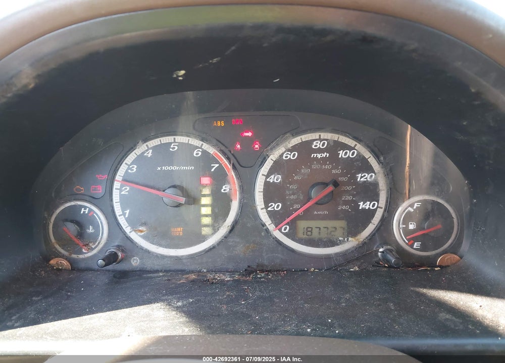 2002 HONDA CR-V EX VIN: JHLRD78882C065827