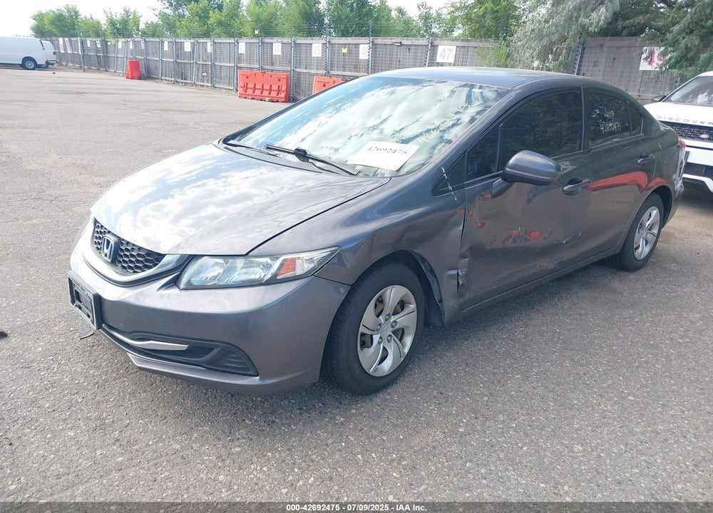 2015 HONDA CIVIC VIN: 19XFB2F51FE002584