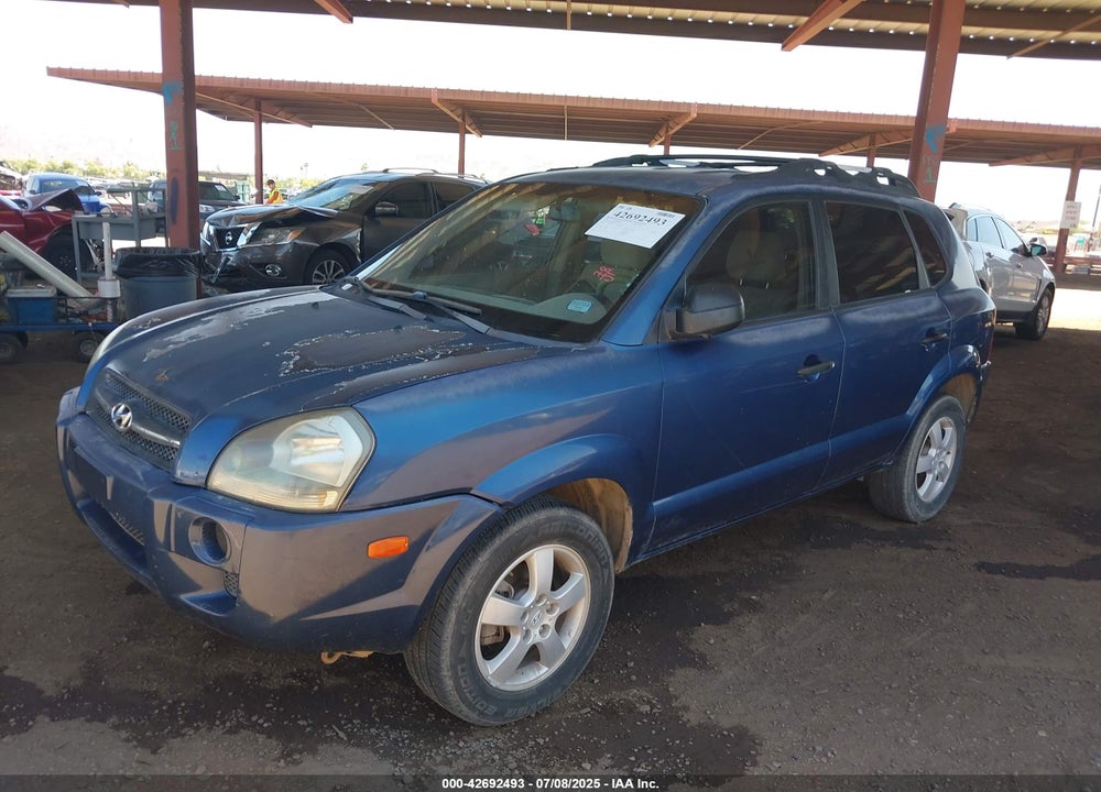 2005 HYUNDAI TUCSON GL VIN: KM8JM12B05U165149