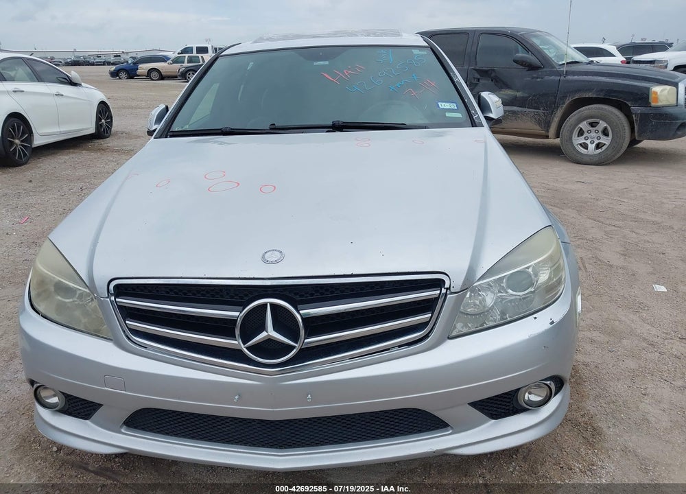 2009 MERCEDES-BENZ C CLASS VIN: WDDGF54X99F205253