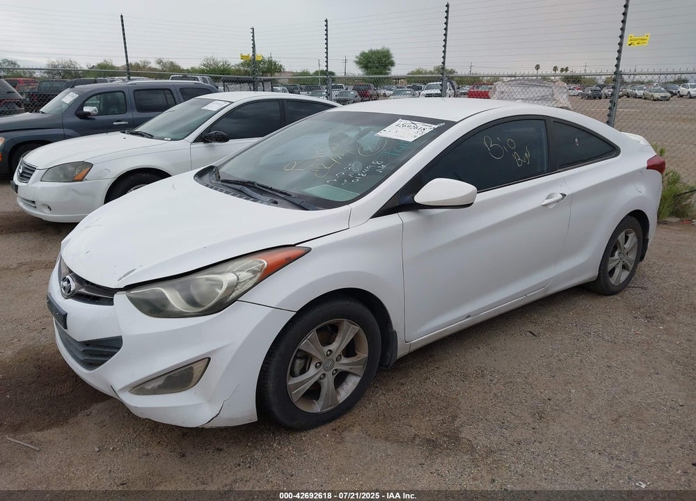 2013 HYUNDAI ELANTRA VIN: KMHDH6AE2DU018498