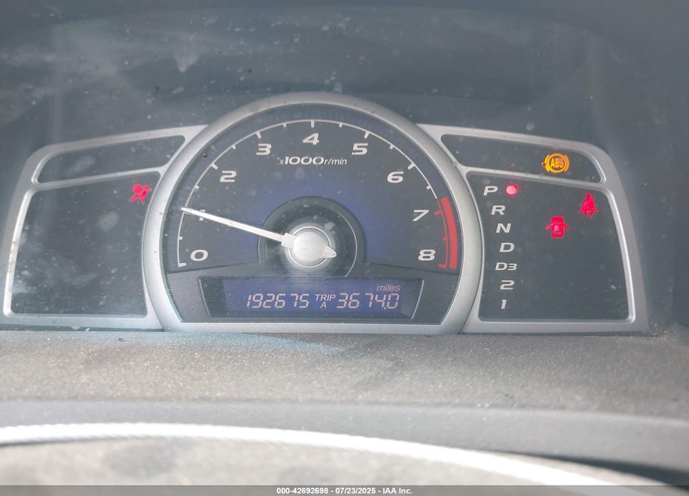 2009 HONDA CIVIC VIN: 2HGFG12639H521141