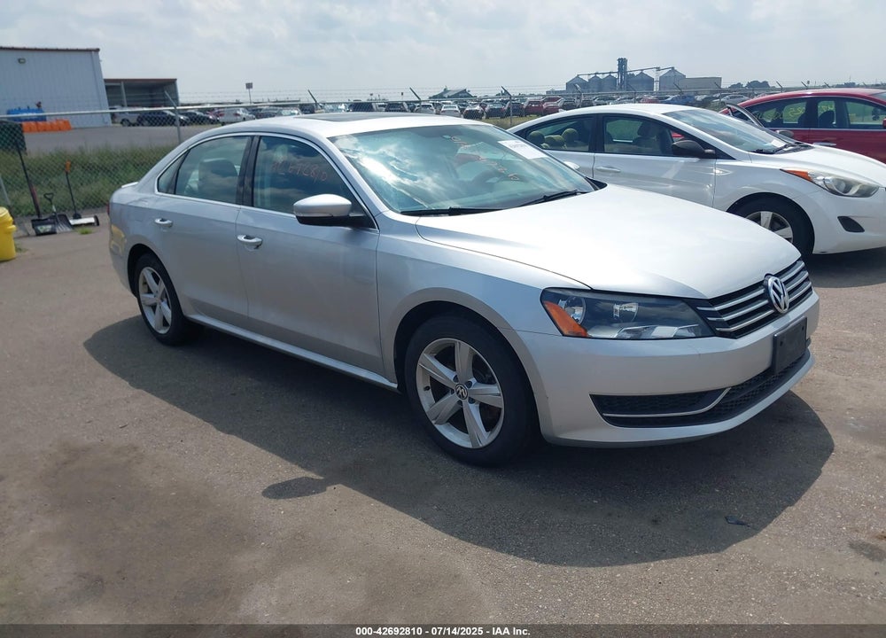 2013 VOLKSWAGEN PASSAT 2.5L SE VIN: 1VWBH7A36DC083793