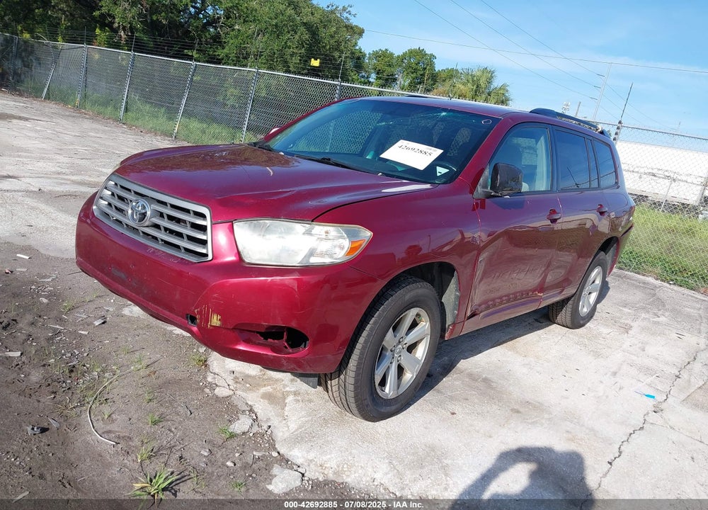 2008 TOYOTA HIGHLANDER VIN: JTEES41A082034949