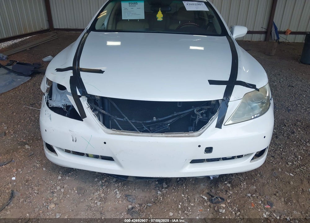 2007 LEXUS LS460 VIN: JTHBL46F875009429