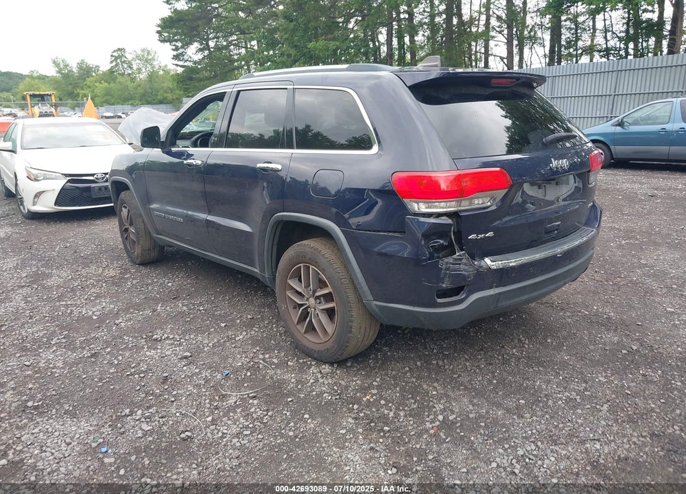 2017 JEEP GRAND CHEROKEE LIMITED VIN: 1C4RJFBG4HC692405