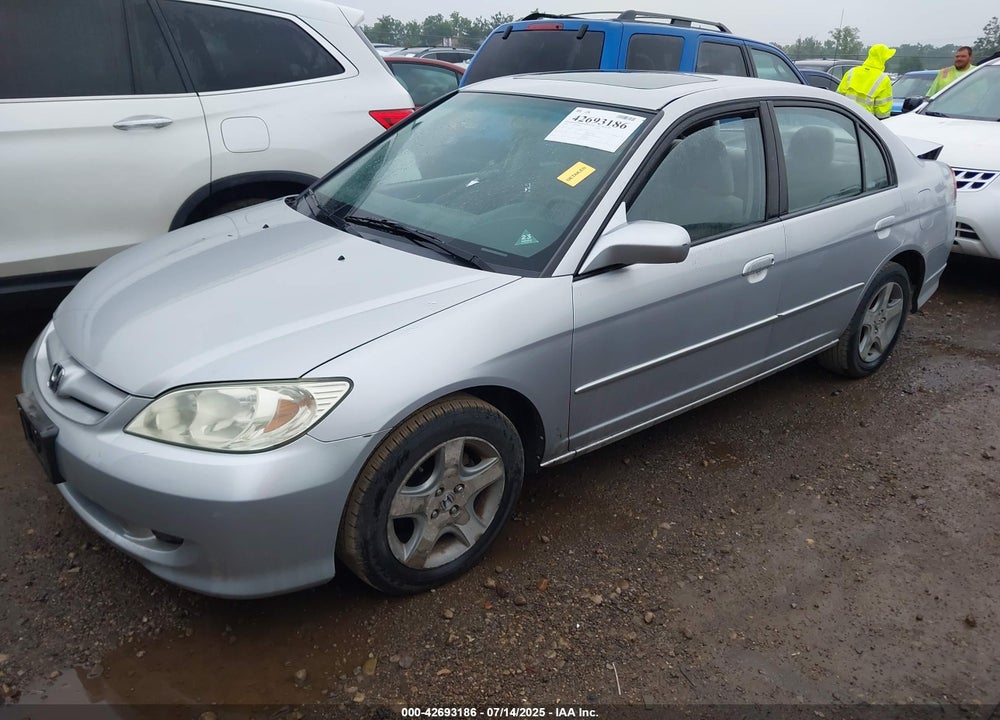 2004 HONDA CIVIC EX VIN: 1HGES267X4L011805
