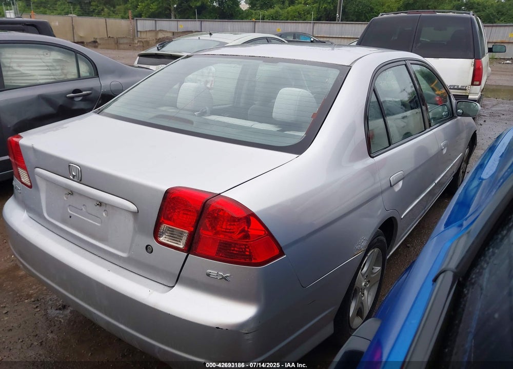 2004 HONDA CIVIC EX VIN: 1HGES267X4L011805