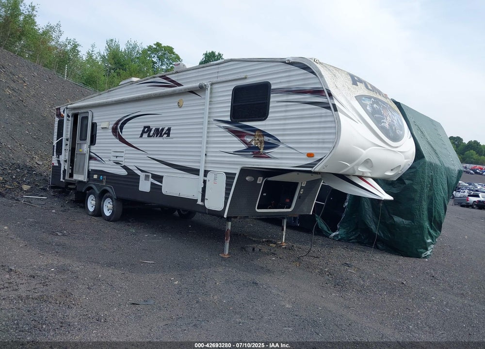 2014 FOREST RIVER PUMA 5TH WHEEL VIN: 4X4FPUD25EP046411