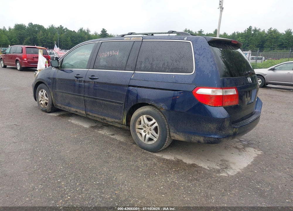 2005 HONDA ODYSSEY EX-L VIN: 5FNRL38725B001662