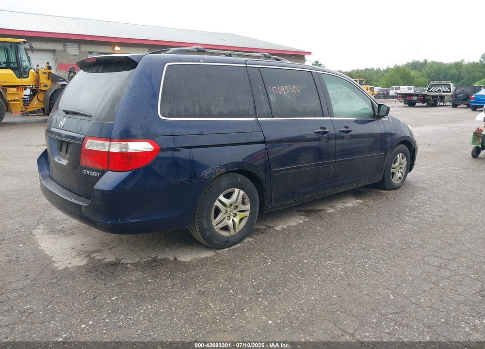 2005 HONDA ODYSSEY EX-L VIN: 5FNRL38725B001662