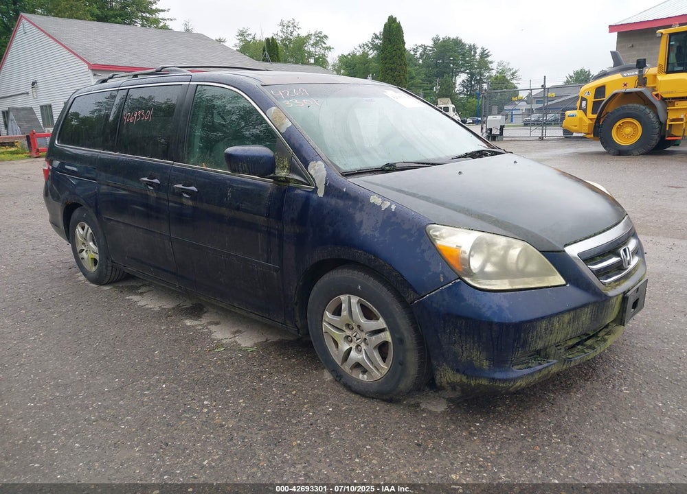 2005 HONDA ODYSSEY EX-L VIN: 5FNRL38725B001662