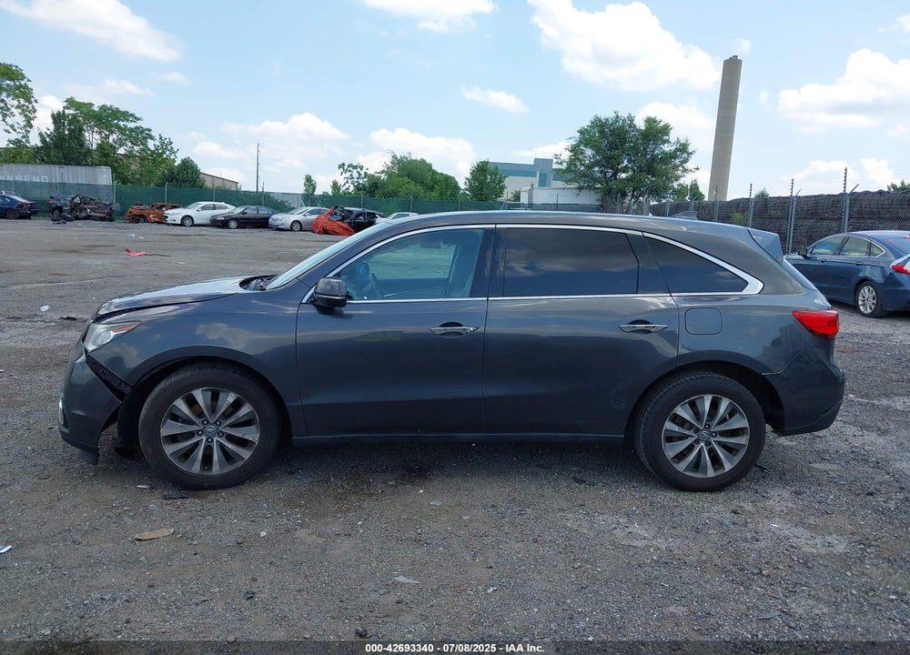 2014 ACURA MDX VIN: 5FRYD4H45EB037428
