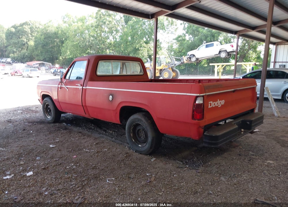 1979 DODGE PICKUP VIN: D14BE9S106154