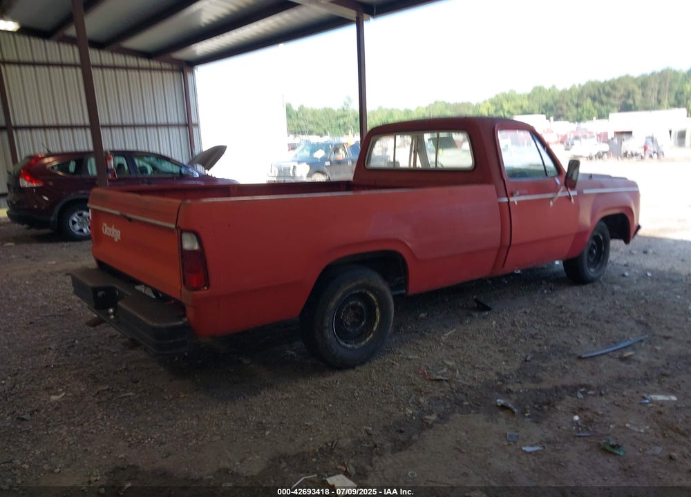 1979 DODGE PICKUP VIN: D14BE9S106154