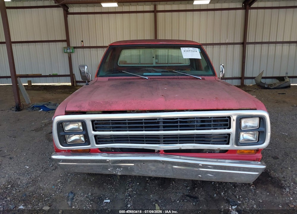 1979 DODGE PICKUP VIN: D14BE9S106154
