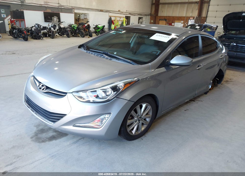 2015 HYUNDAI ELANTRA VIN: 5NPDH4AE8FH617542
