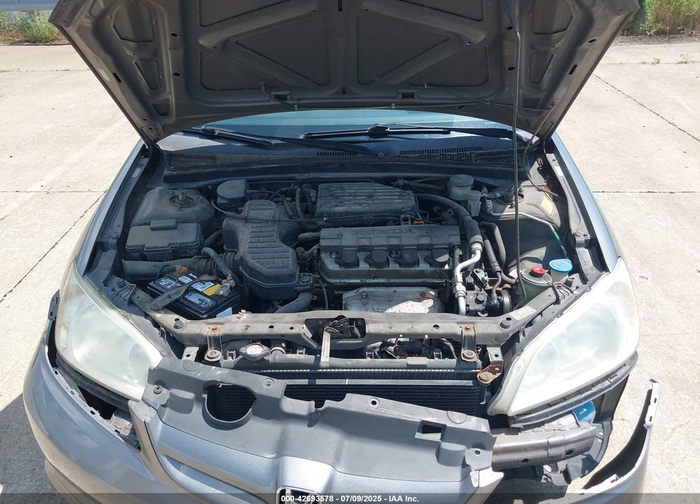 2005 HONDA CIVIC LX VIN: 2HGES15605H576002