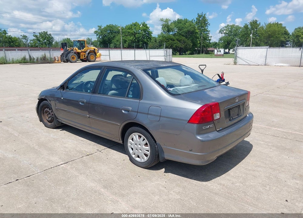 2005 HONDA CIVIC LX VIN: 2HGES15605H576002
