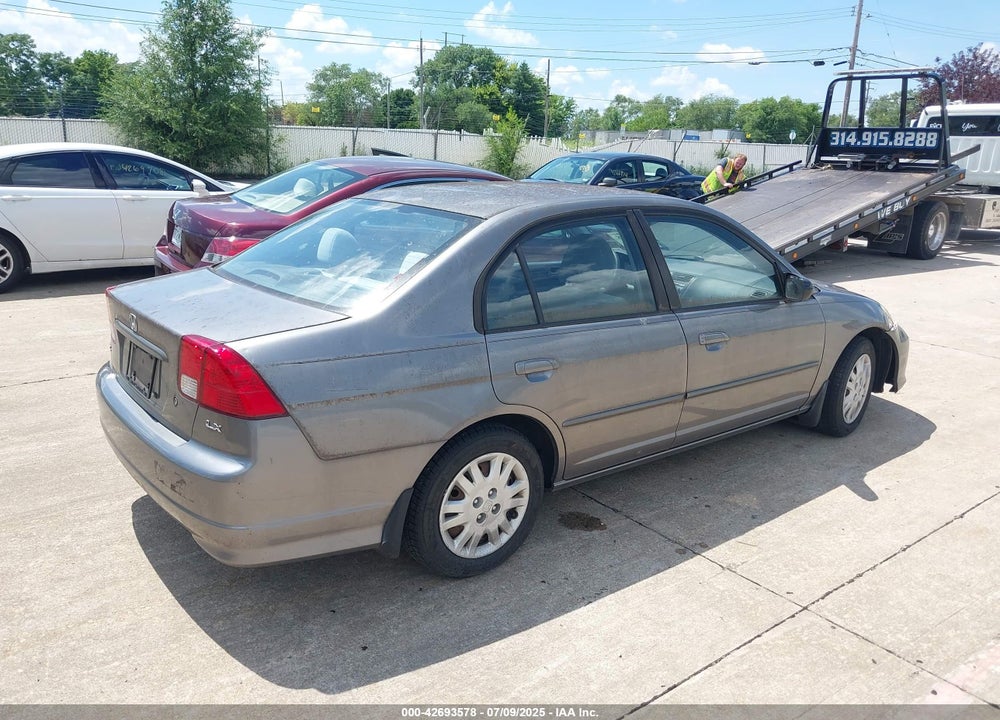2005 HONDA CIVIC LX VIN: 2HGES15605H576002