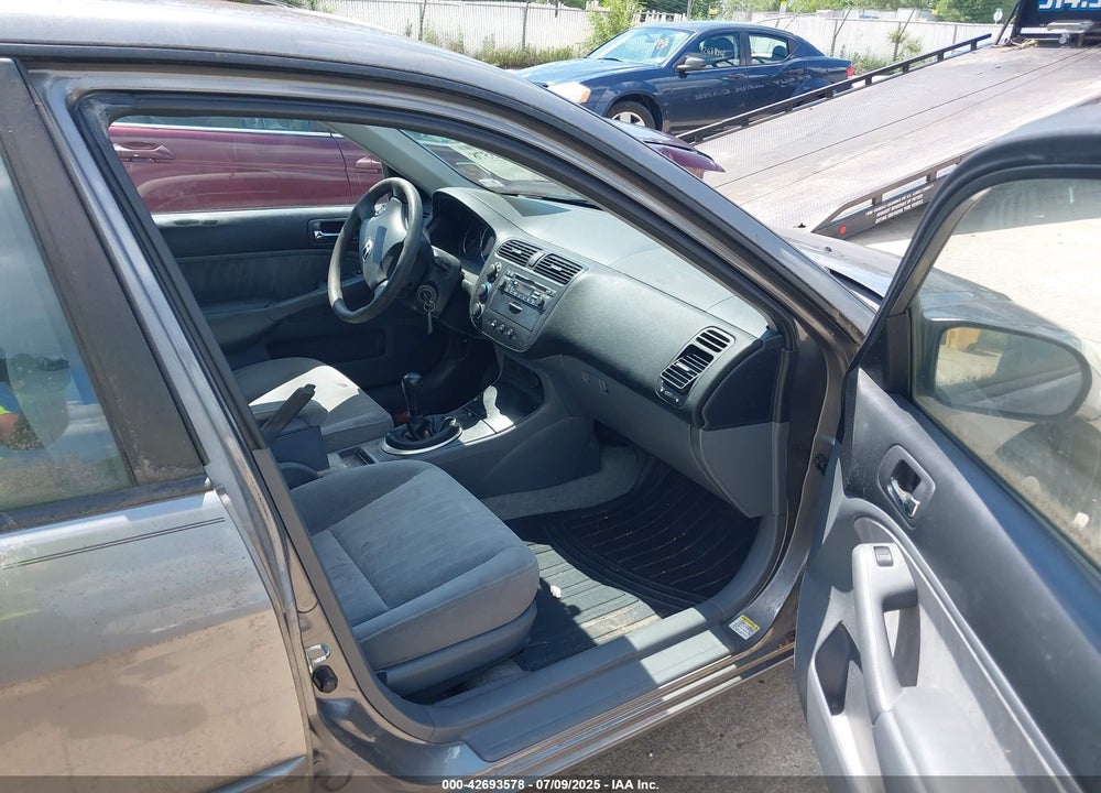 2005 HONDA CIVIC LX VIN: 2HGES15605H576002
