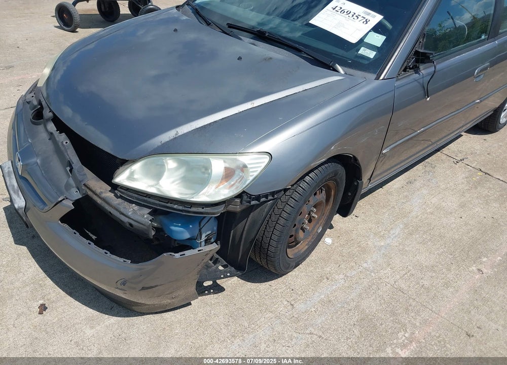 2005 HONDA CIVIC LX VIN: 2HGES15605H576002