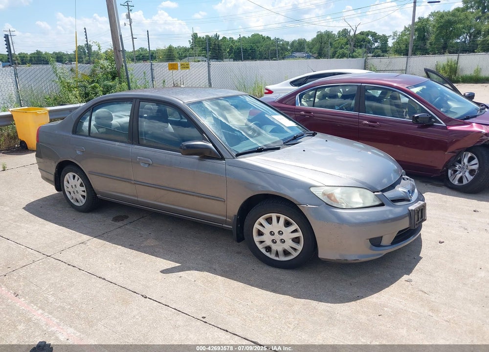 2005 HONDA CIVIC LX VIN: 2HGES15605H576002