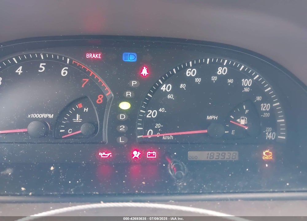2003 TOYOTA CAMRY VIN: 4T1BE32K23U642190