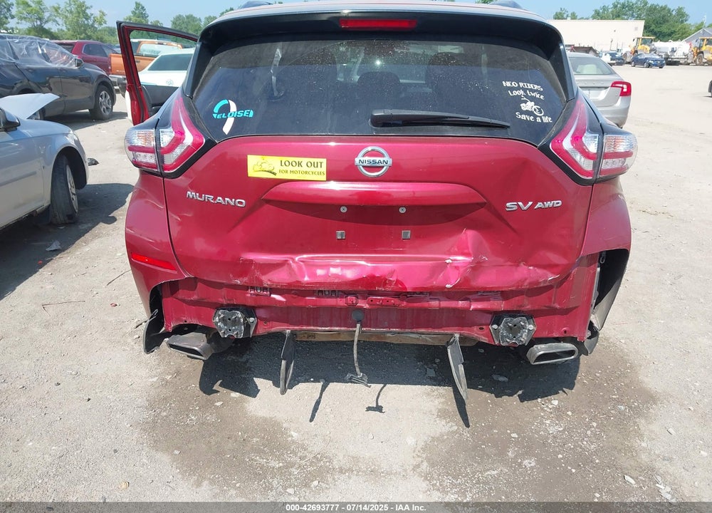 2016 NISSAN MURANO VIN: 5N1AZ2MH1GN135325