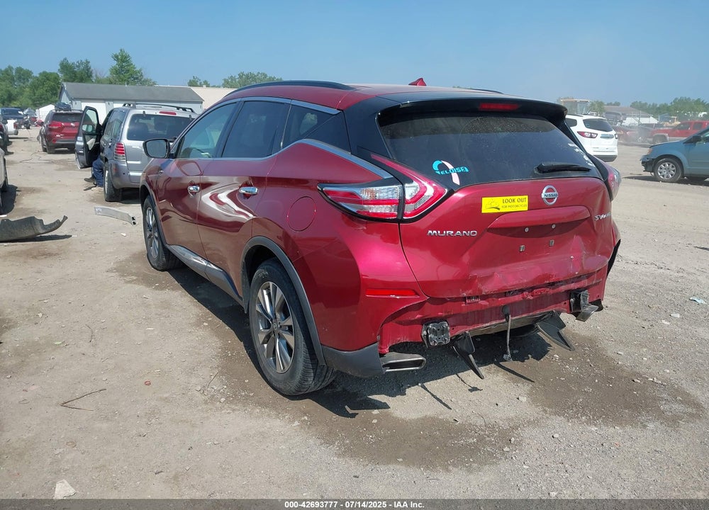 2016 NISSAN MURANO VIN: 5N1AZ2MH1GN135325