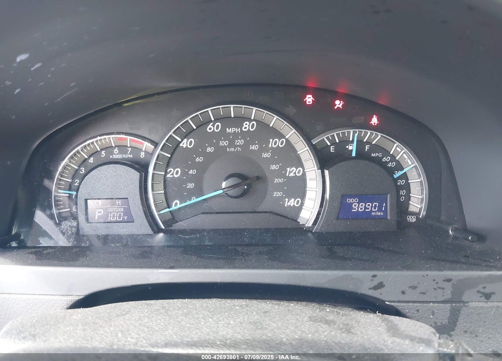2012 TOYOTA CAMRY VIN: 4T1BF1FK8CU126167