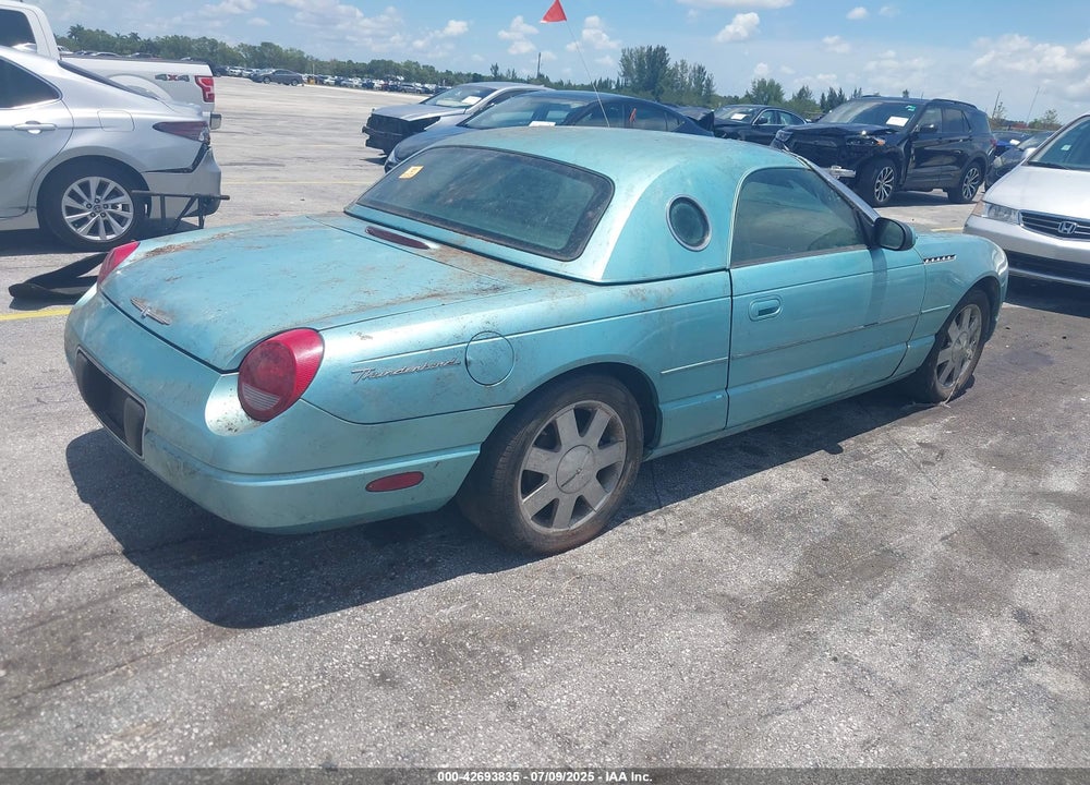 2002 FORD THUNDERBIRD VIN: 1FAHP60A42Y126835