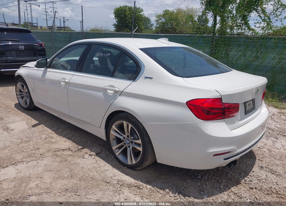2018 BMW 330E IPERFORMANCE VIN: WBA8E1C5XJA180355