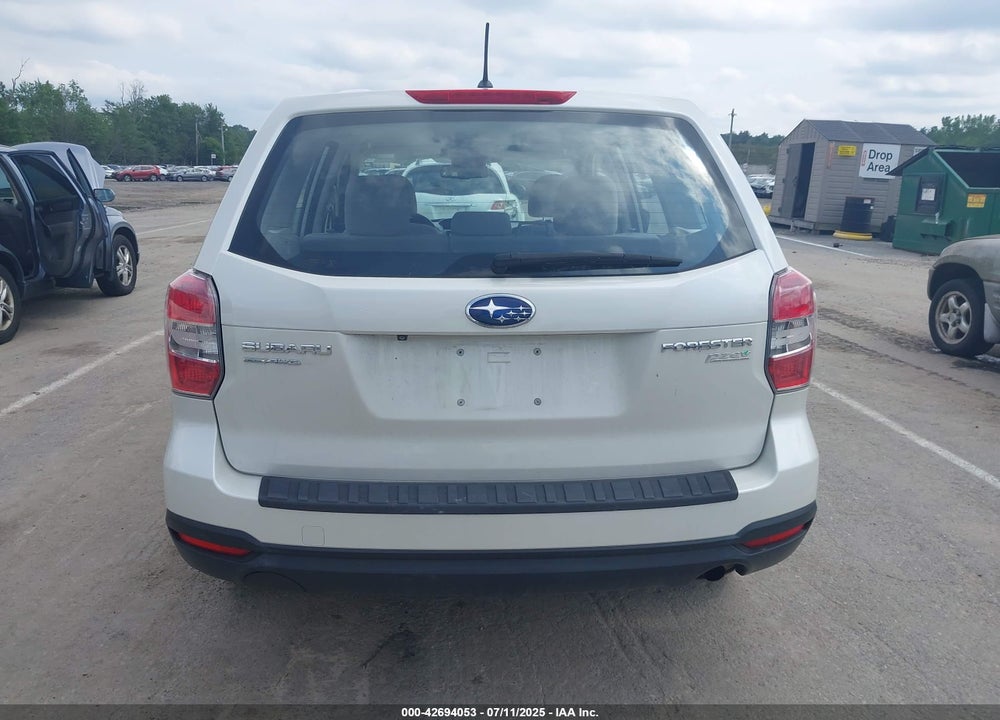 2015 SUBARU FORESTER 2.5I VIN: JF2SJAAC6FH554322