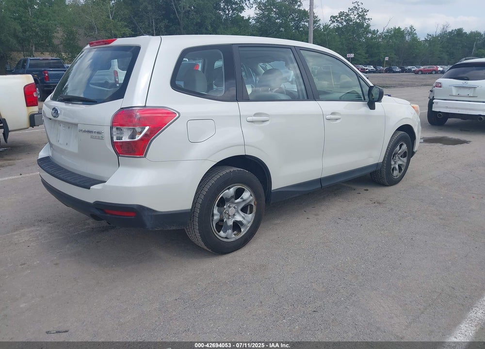 2015 SUBARU FORESTER 2.5I VIN: JF2SJAAC6FH554322