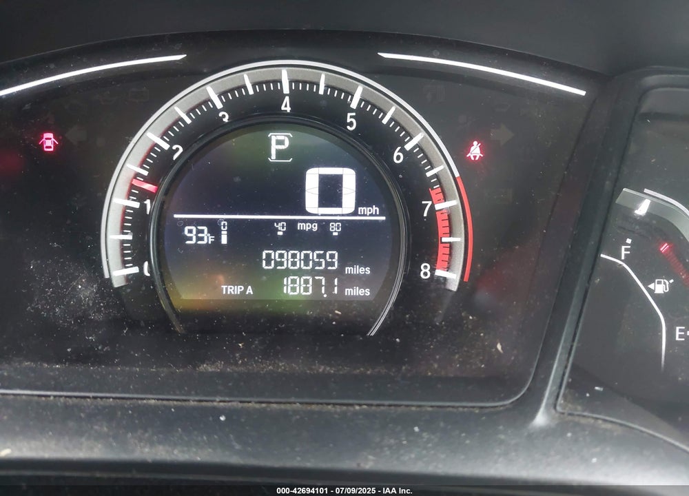 2017 HONDA CIVIC LX VIN: 19XFC2F51HE034547