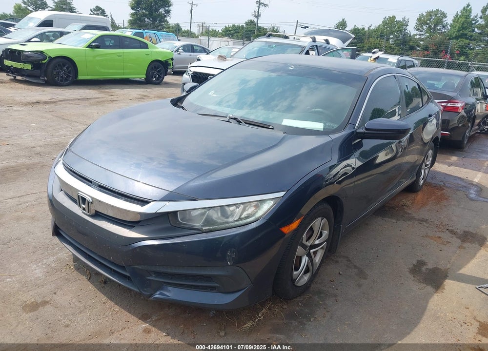 2017 HONDA CIVIC LX VIN: 19XFC2F51HE034547