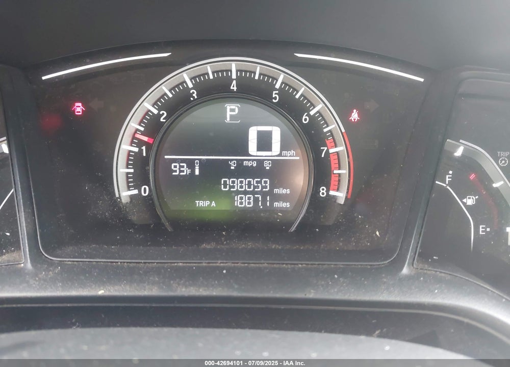 2017 HONDA CIVIC LX VIN: 19XFC2F51HE034547