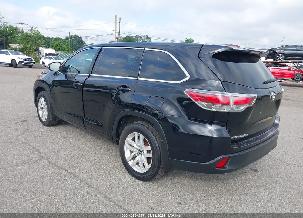 2016 TOYOTA HIGHLANDER LE V6 VIN: 5TDBKRFH2GS279608