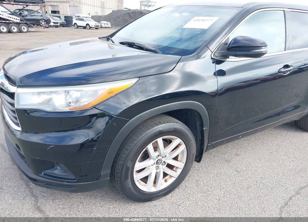 2016 TOYOTA HIGHLANDER LE V6 VIN: 5TDBKRFH2GS279608