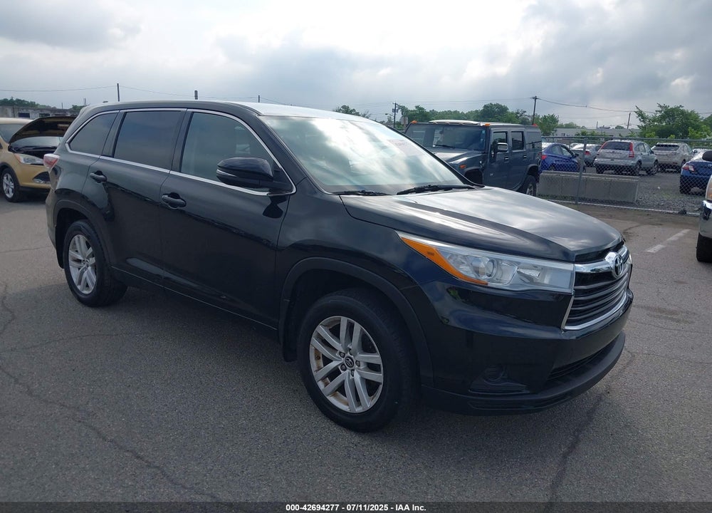2016 TOYOTA HIGHLANDER LE V6 VIN: 5TDBKRFH2GS279608