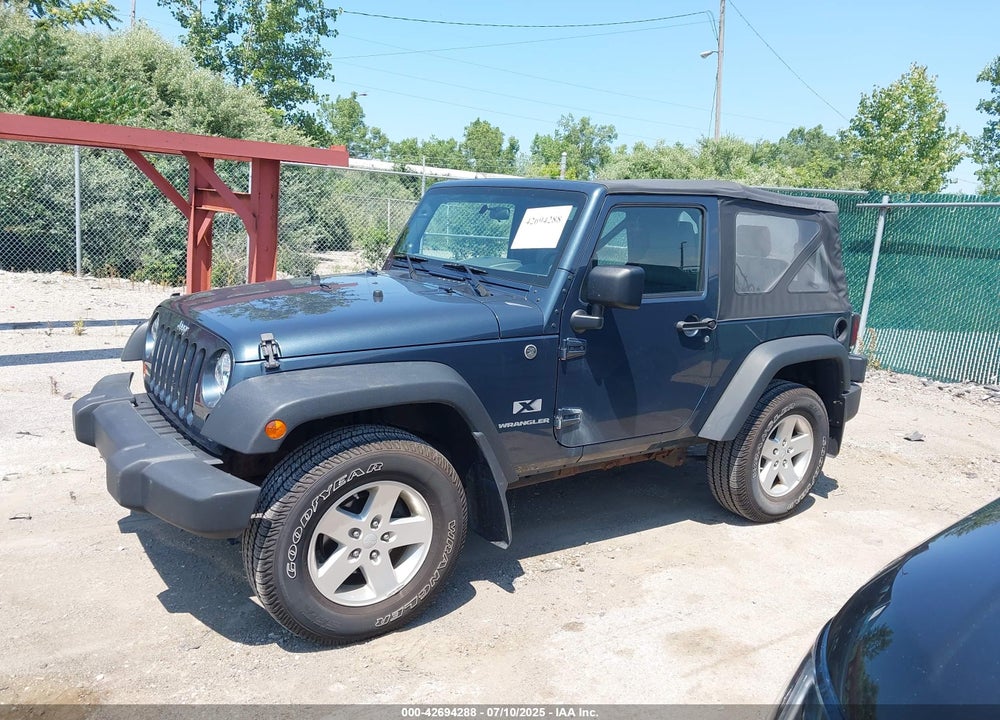 2008 JEEP WRANGLER X VIN: 1J4FA24148L523290