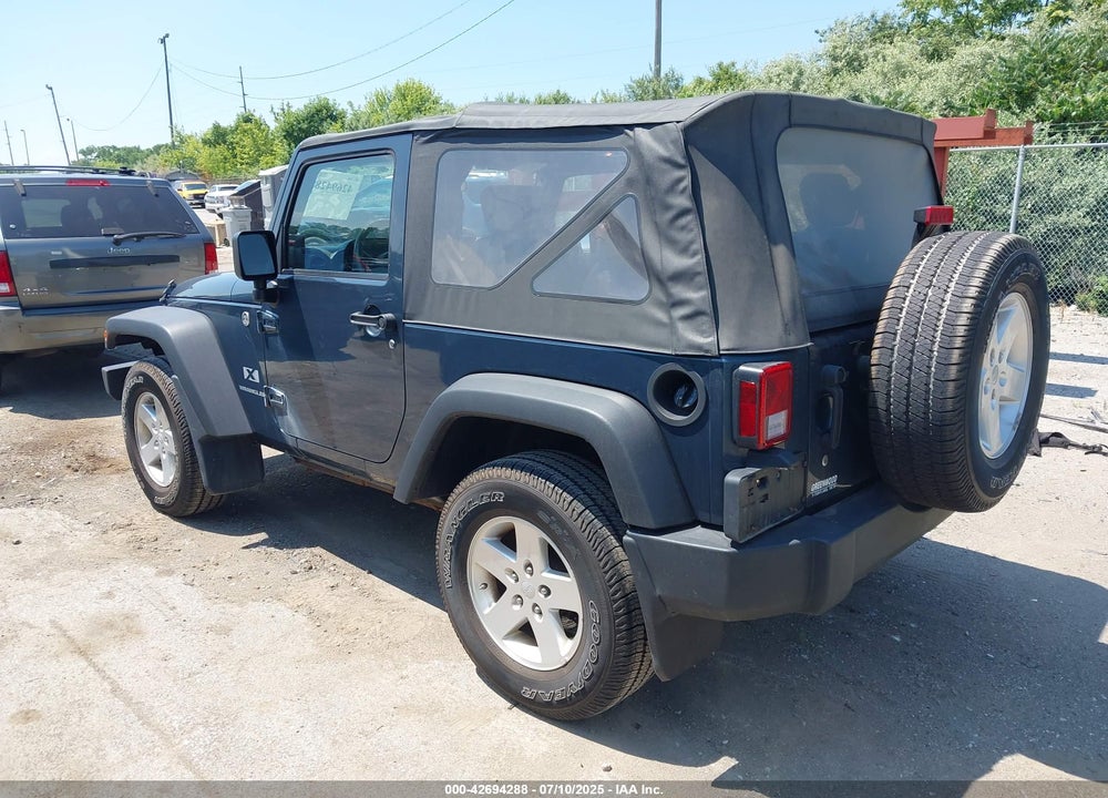 2008 JEEP WRANGLER X VIN: 1J4FA24148L523290