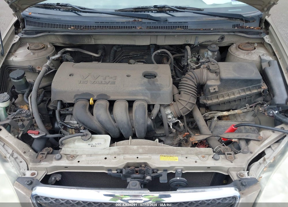 2005 TOYOTA COROLLA LE VIN: 2T1BR30E15C378532